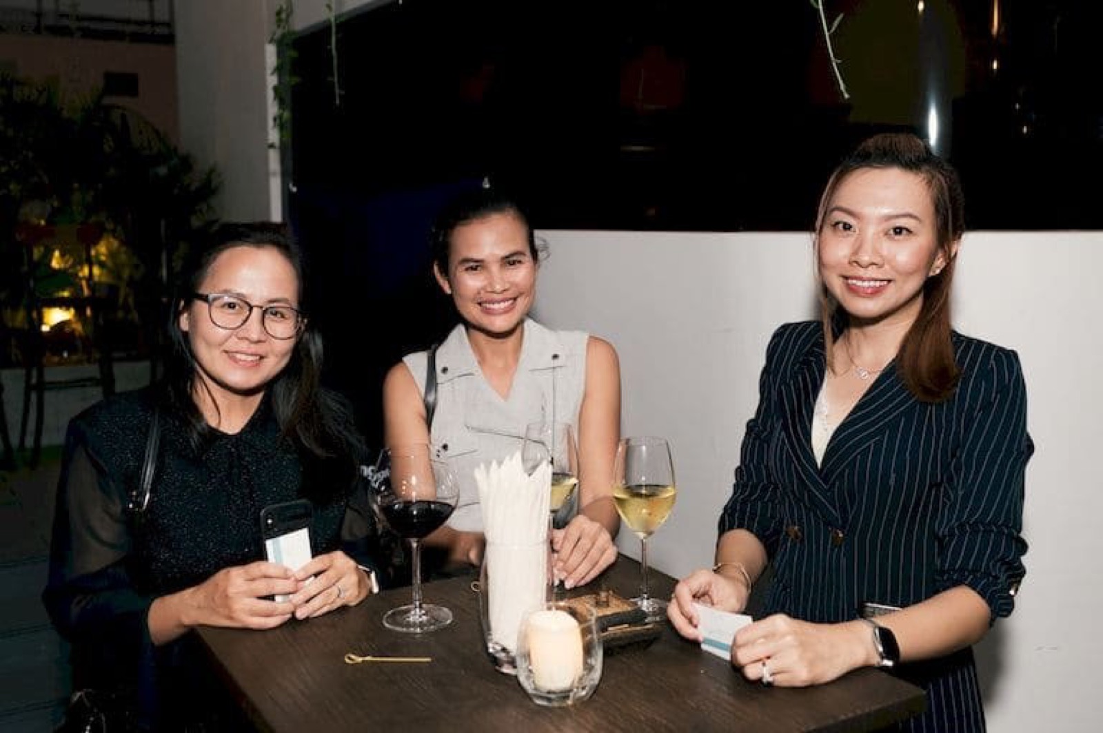 Members at an AmCham Cambodia construction night
